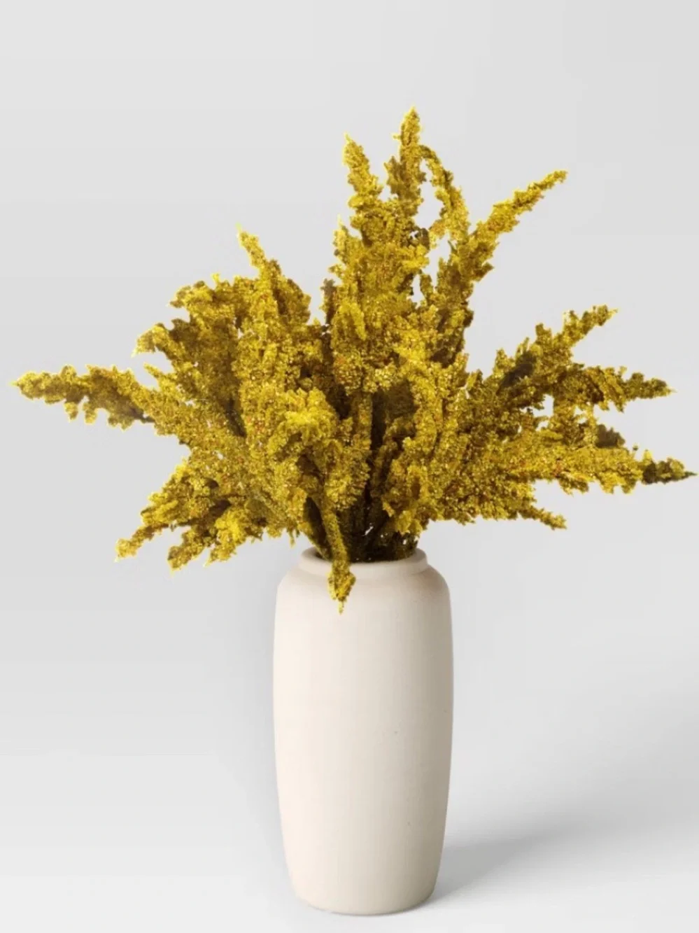 THRESHOLD NWT Large Goldenrod Arrangement in Ceramic Pot Fall faux Plant
